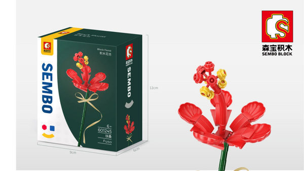 601245 Sembo rote Fuso Blume