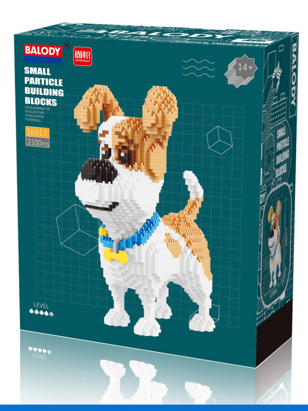 B-16013 Balodi Jack Russel Terrier (Nannoblock)
