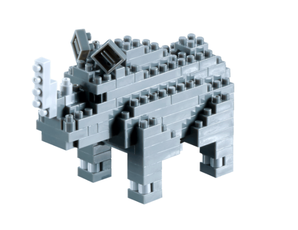 KNOLLIS Nashorn by BRIXIES Artikel-Nr. 200106 