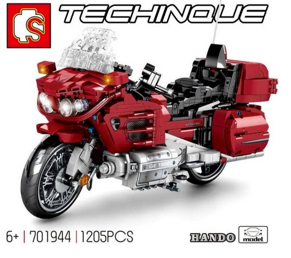 701944 Sembo Weinrotes Motorrad (Bike)