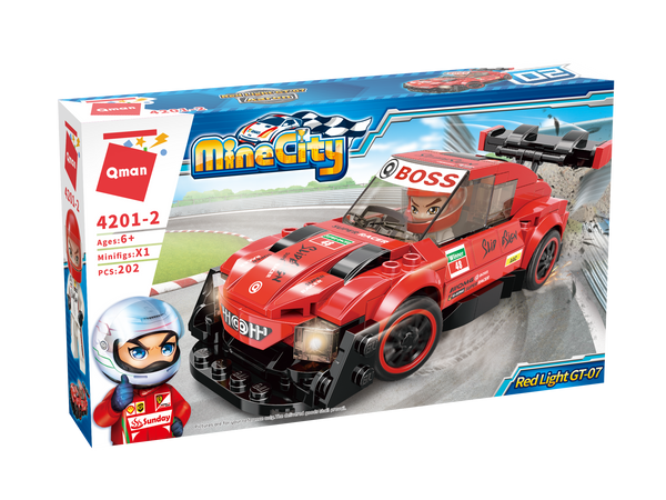 Qman 4201-2 Mine City Red Light GT-07