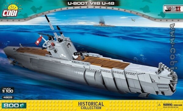 4805 COBI WS GERMAN SUBMARINE TYPE VIIB U-BOOT