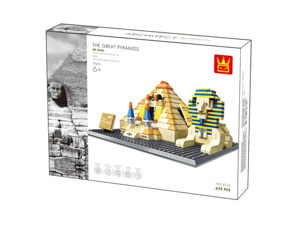 Wange 4210 Architect-Set The Great Pyramids - Pyramiden von Gizeh 622 Teile 