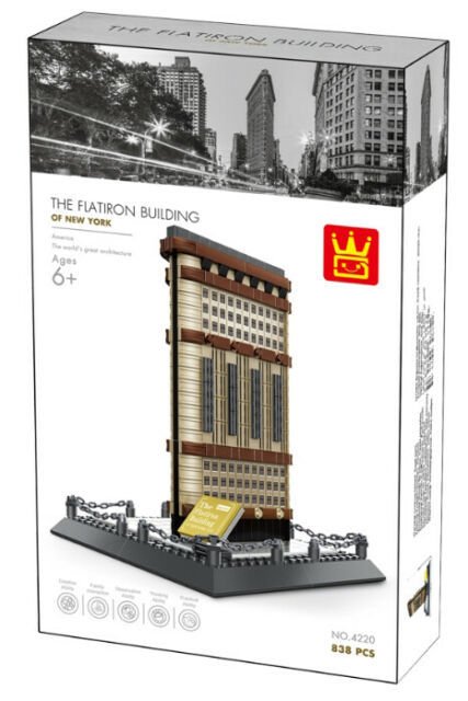 Wange 4220 Architect-Set The Flatiron Building of New York 838 Teile