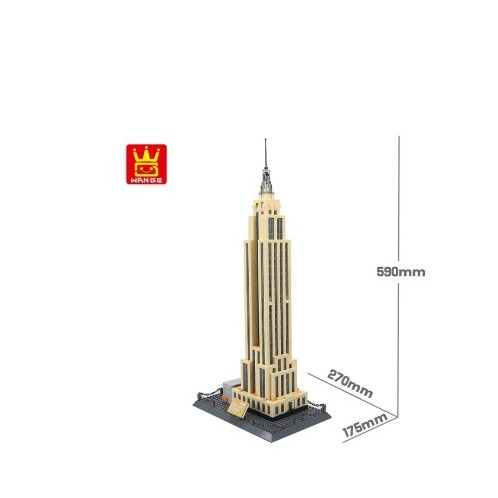 Wange 5212 Architect-Set The Empire State Building New York 1995 Teile