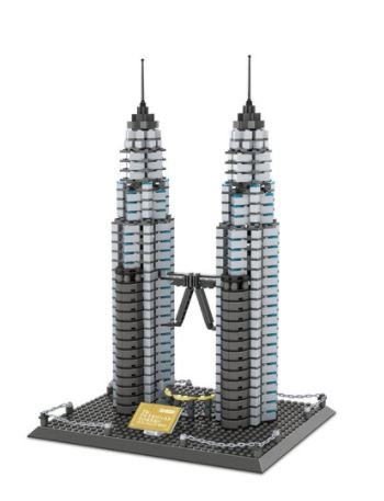 Wange 5213 Architect-Set The Petronas Towers of Kuala Lumpur 1160 Teile