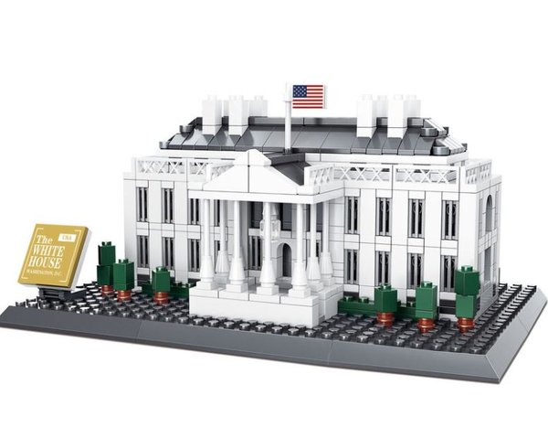 Wange 4214 Architect-Set The White House of Washington 803 Teile
