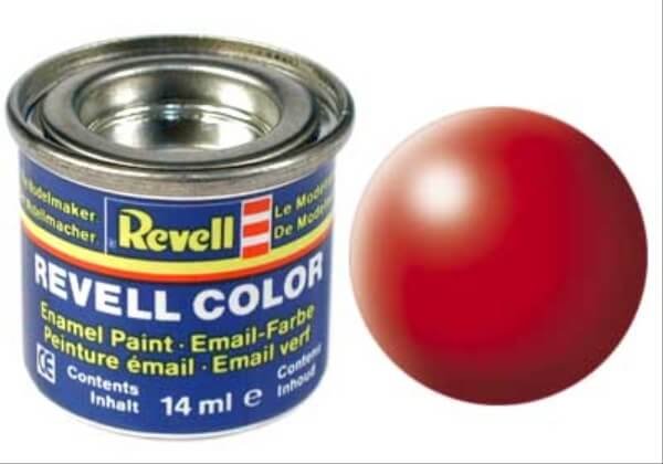REVELL 32332 leuchtrot, seidenmatt RAL 3026 14 ml-Dose