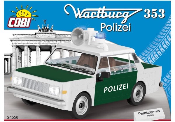 24558 COBI WARTBURG 353 POLIZEI