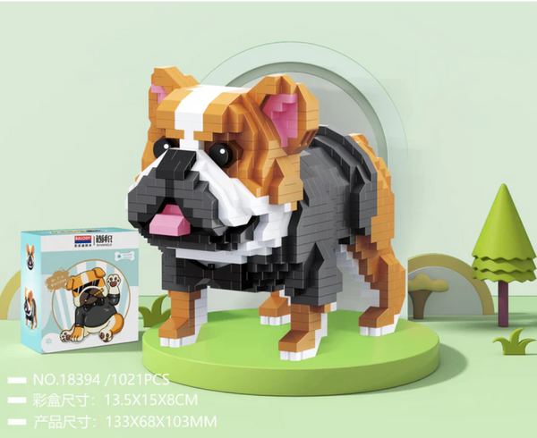 18394 Balody Englische Bulldogge ( Nannoblock)