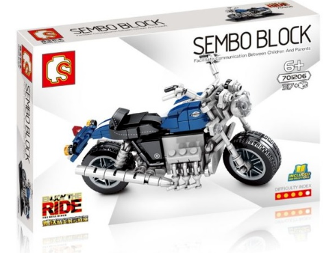 701206 Sembo V6 Motorrad mit STand Display (Bike)