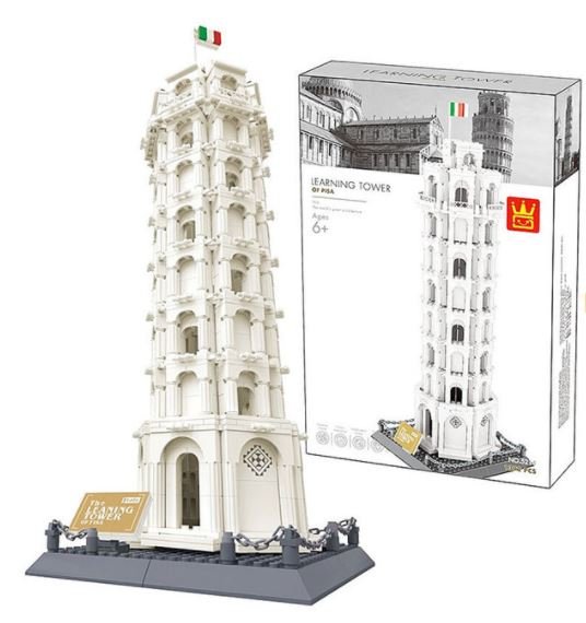 Wange 5214 Architect-Set Der schiefe Turm von Pisa 1392 Teile