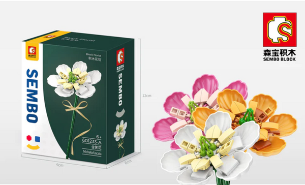 601233-A Sembo Magnolie weiss