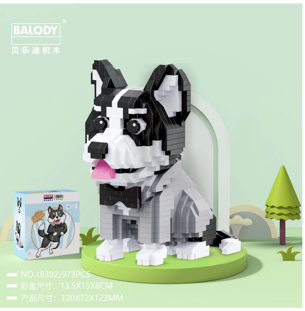 18392 Balody Husky (Nannoblocks)