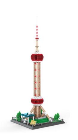 Wange 5224 Architect-Set The Oriental Pearl Tower of Shanghai 1106 Teile