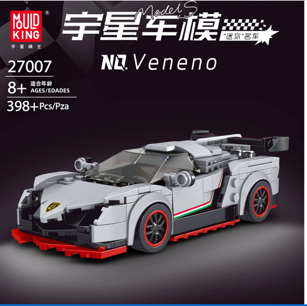 27007 Mould King Grauer Sportwagen Veneno