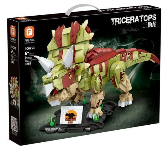 FC6253 Forange Triceratops