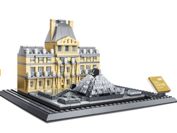 Wange 4213 Architect-Set The Louvre of Paris 821 Teile 