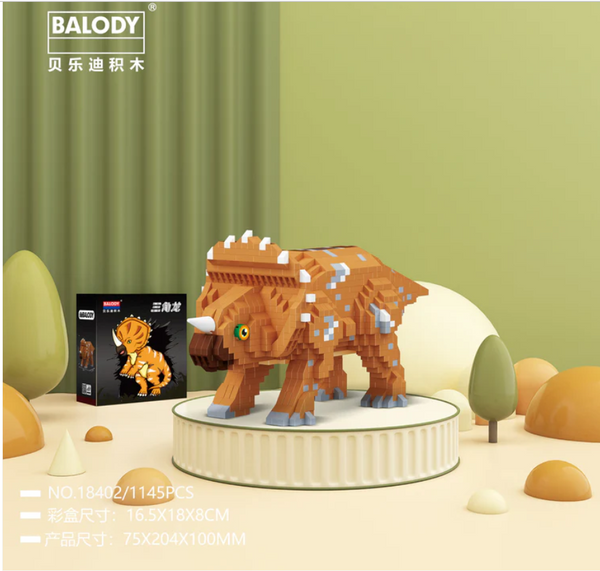 18402 Balody Triceratops (Nannoblock)
